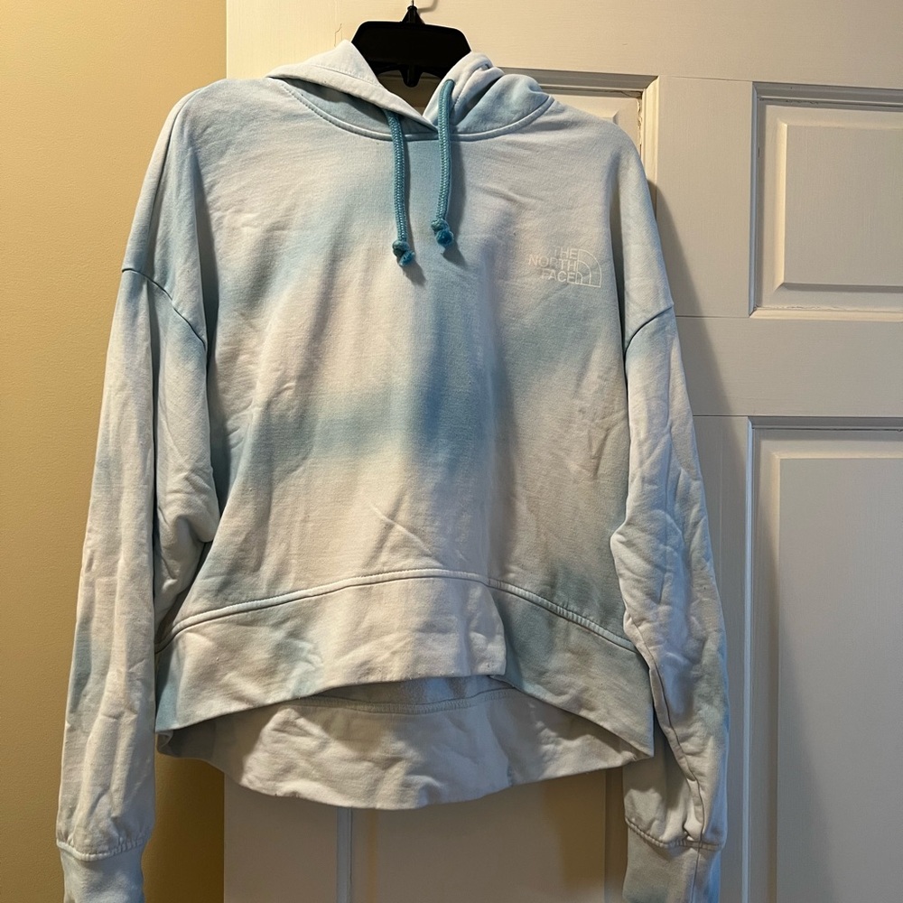 The North Face Women's Light Blue Hoodie